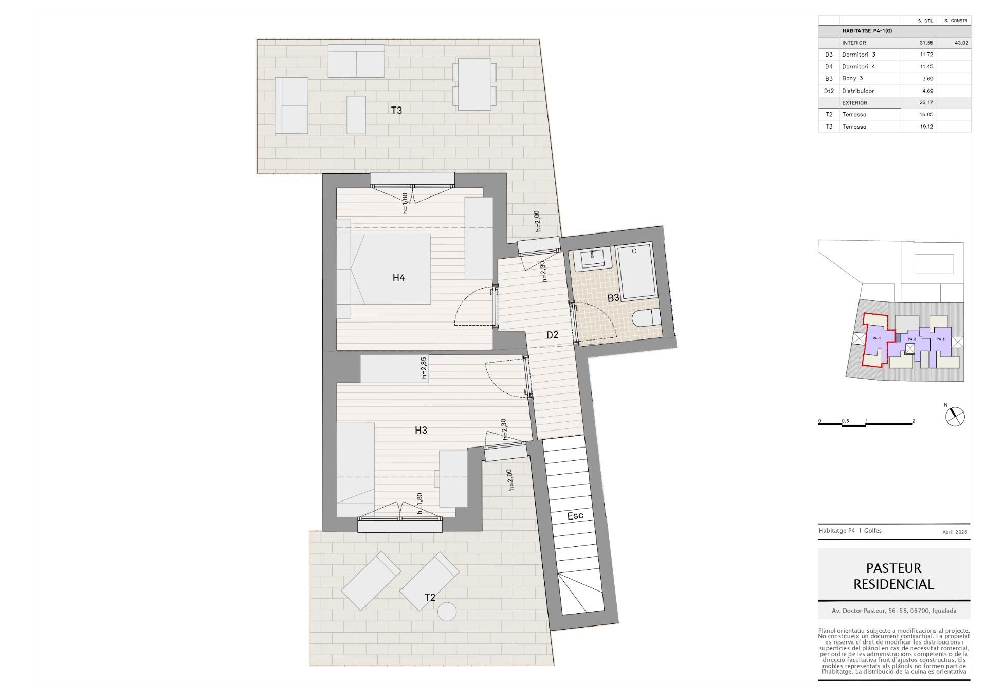 Pasteur Residencial: Propera construcció al barri de Set Camins d’Igualada