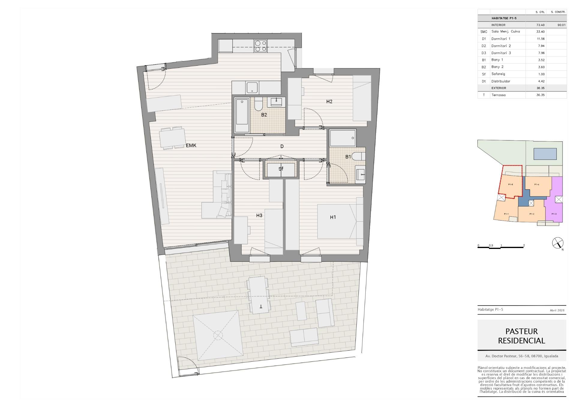 Pasteur Residencial: Propera construcció al barri de Set Camins d’Igualada