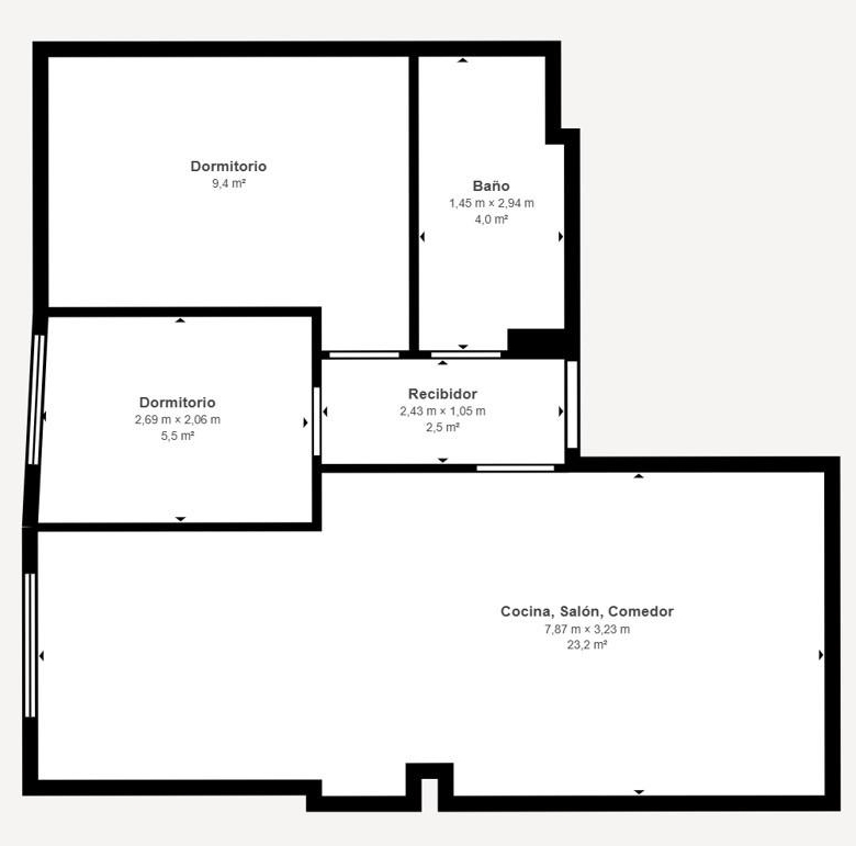 Acollidor pis de 2 habitacions amb plaça d’aparcament a Igualada.