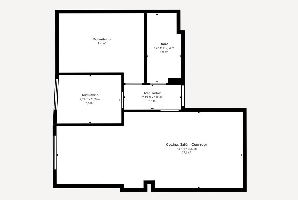 Acollidor pis de 2 habitacions amb plaça d’aparcament a Igualada.