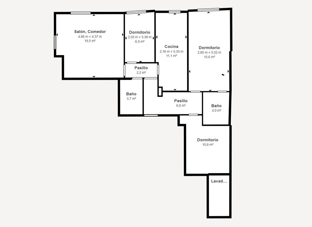 Piso de 3 habitaciones con suite y balcón en Vilanova del Camí